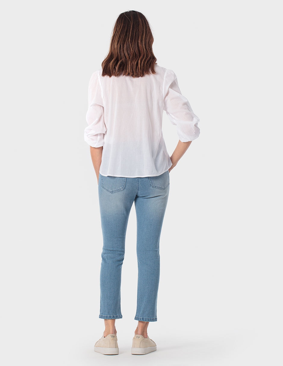 Pantalón relaxed Punt Roma skinny para mujer