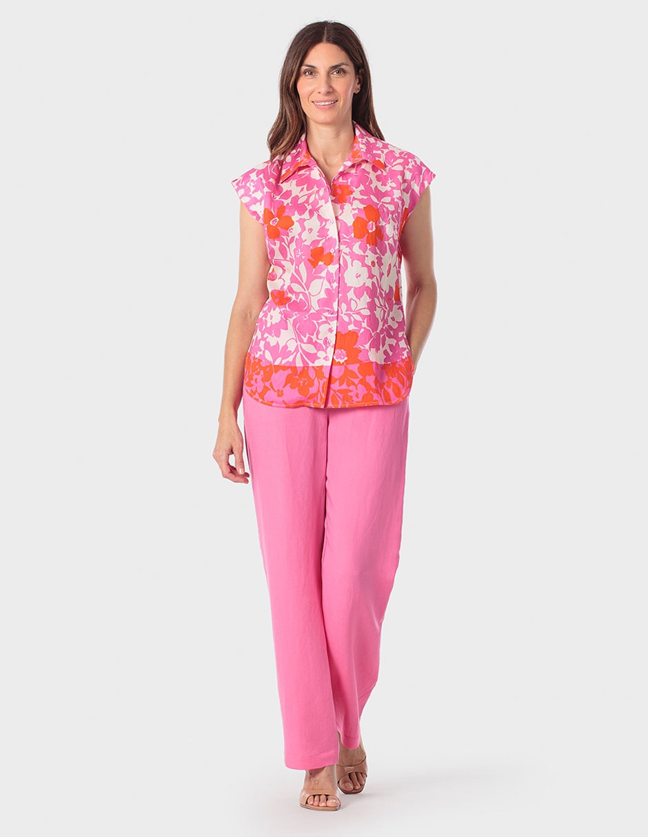 Blusa manga corta para mujer 3