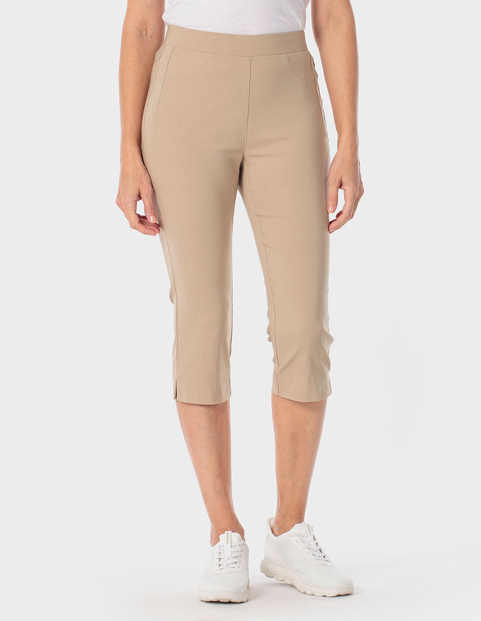 Pantalón capri skinny para mujer