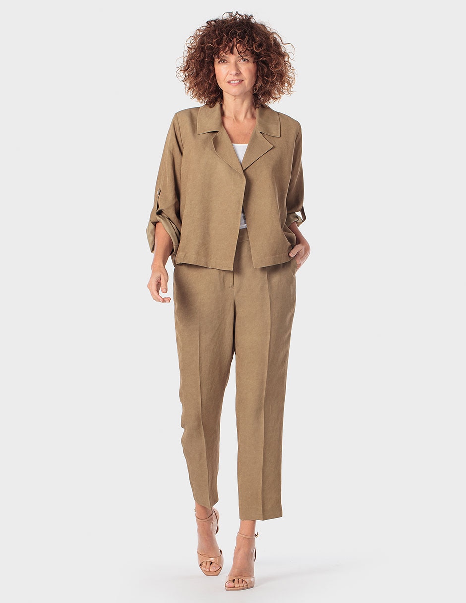 Pantalón relaxed barrel para mujer 2