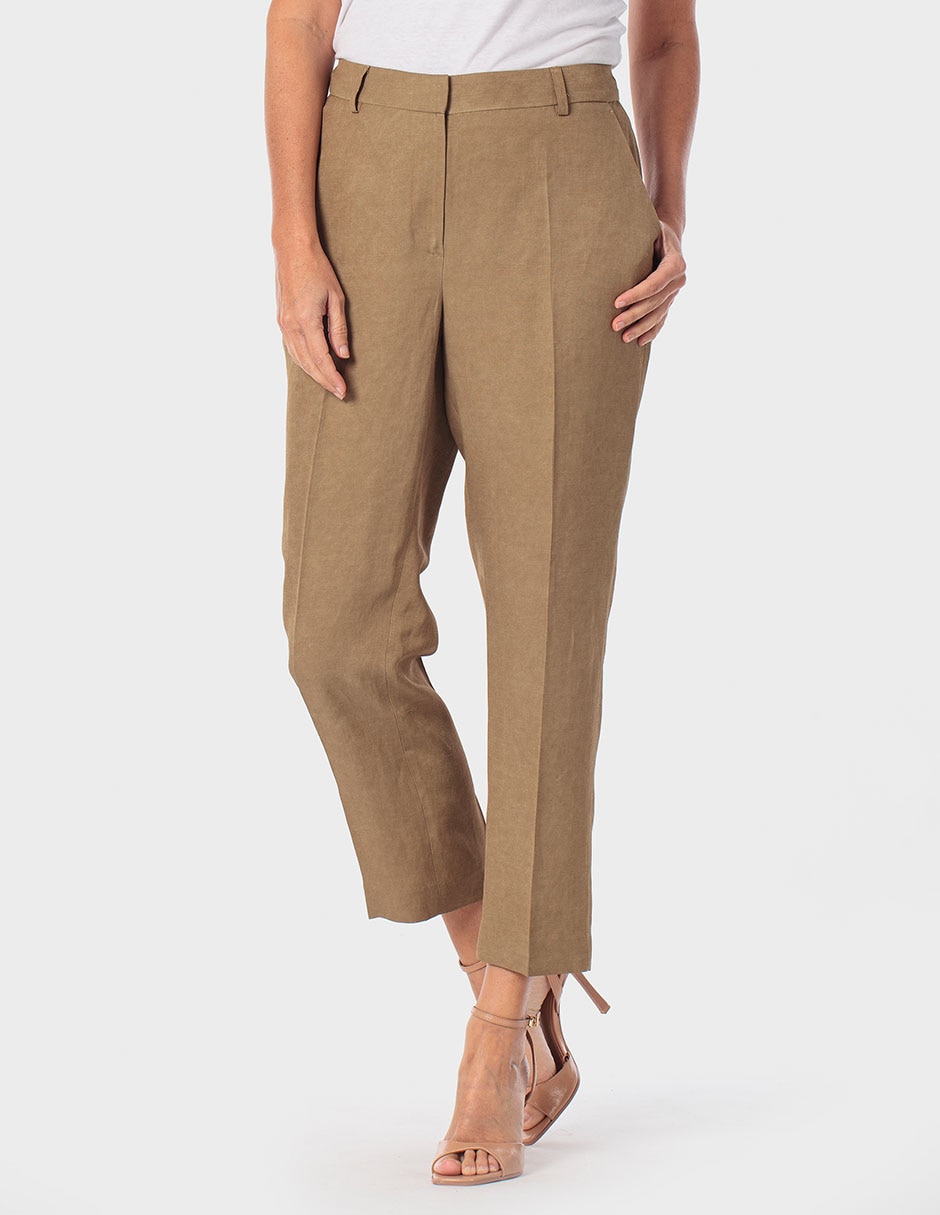 Pantalón relaxed Punto Roma barrel para mujer Pantalón relaxed Punto Roma barrel para mujer