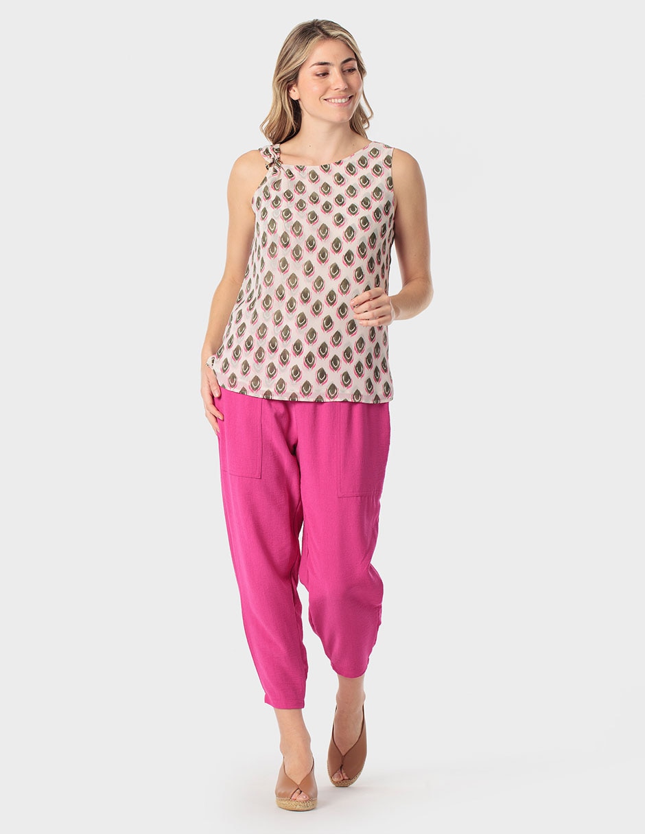 Blusa sin manga para mujer 3