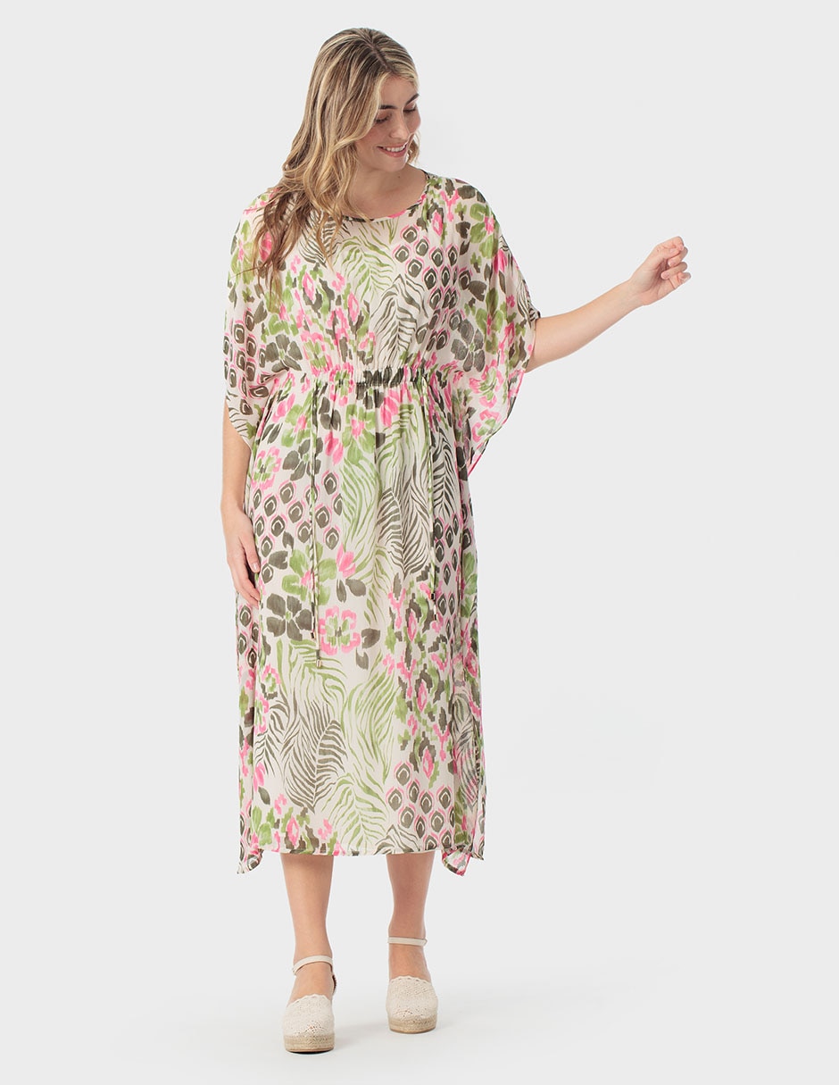 Vestido midi casual para mujer Vestido midi casual para mujer