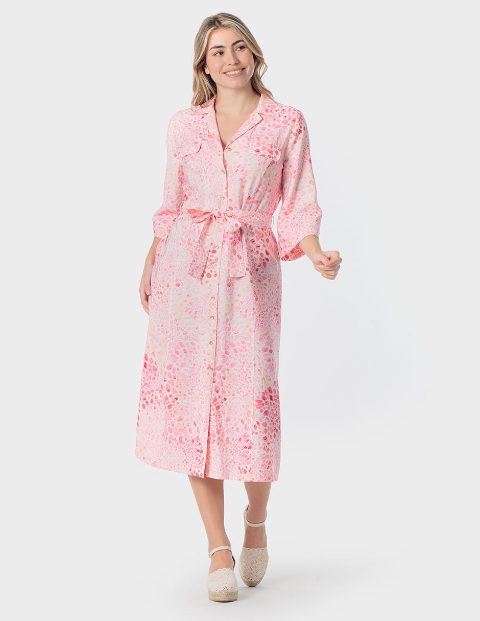 Vestido midi casual para mujer