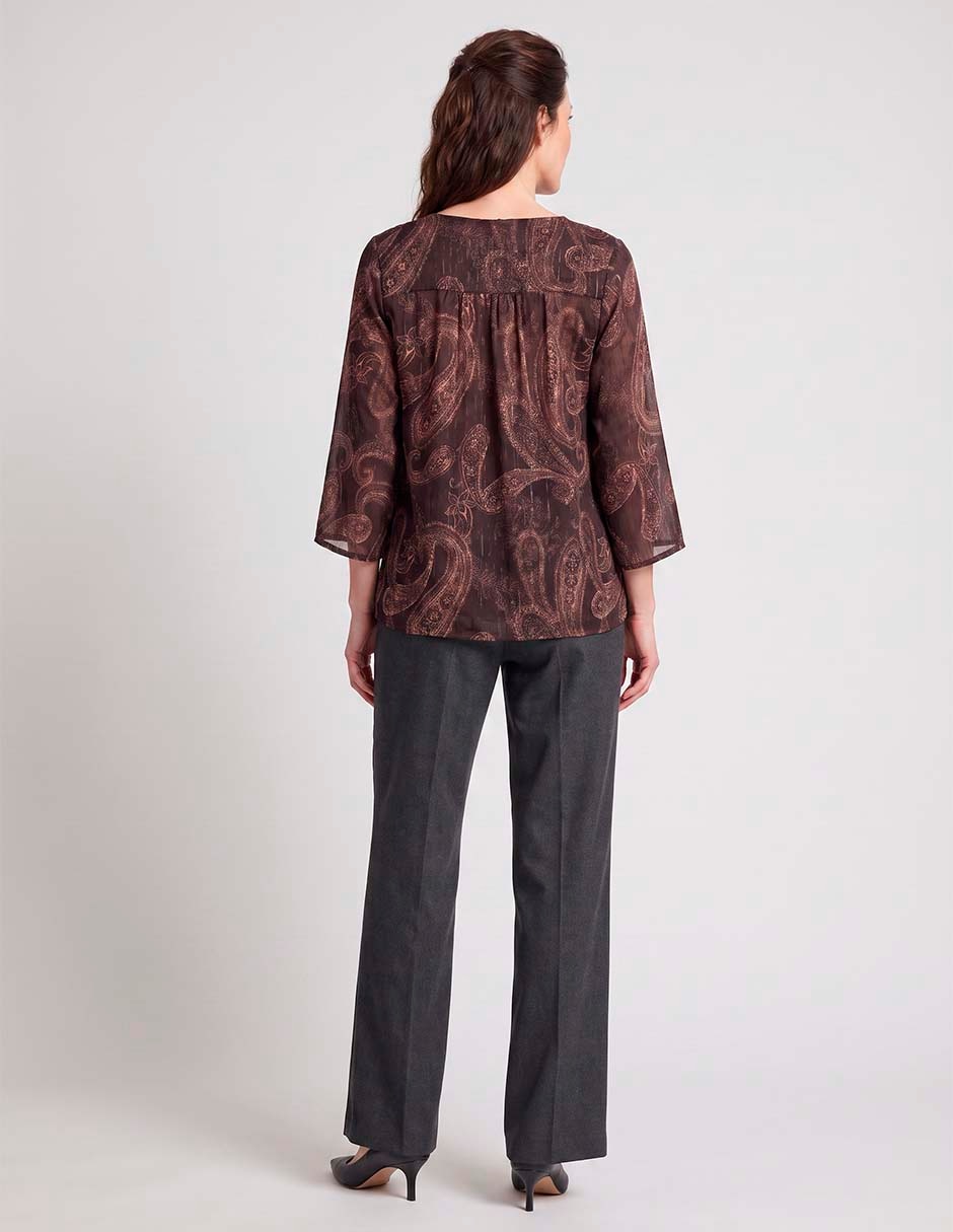 Blusa manga 3/4 para mujer 4