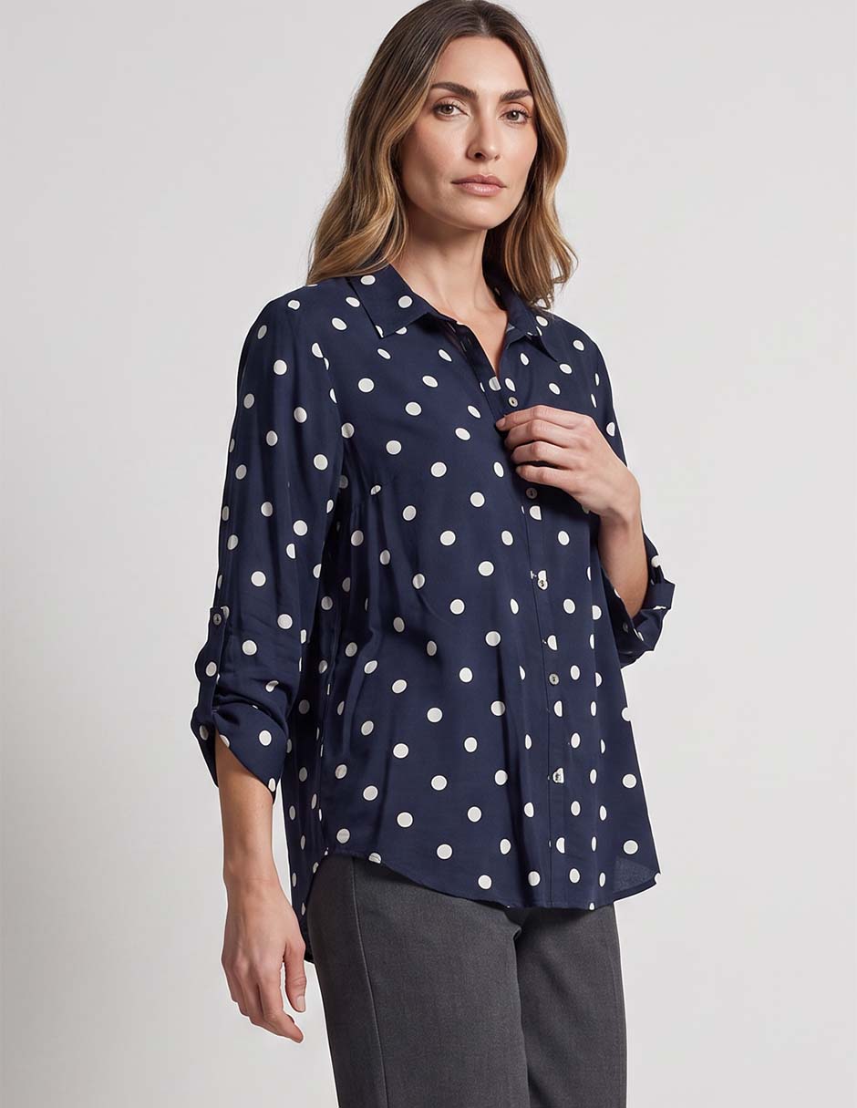 Blusa manga 3/4 para mujer Blusa manga 3/4 para mujer