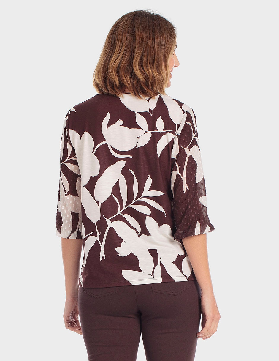 Blusa manga 3/4 para mujer 2