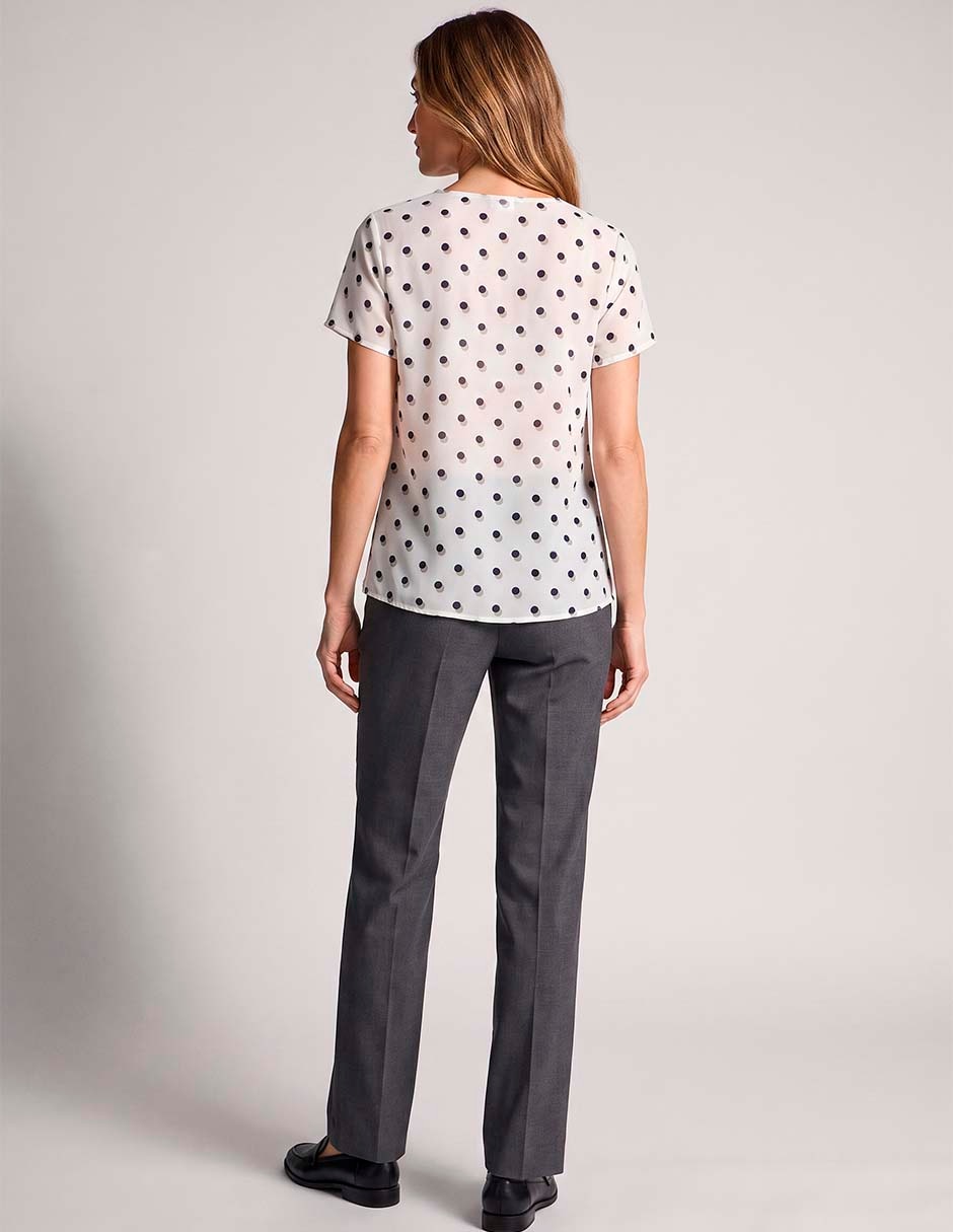 Blusa manga corta para mujer 4