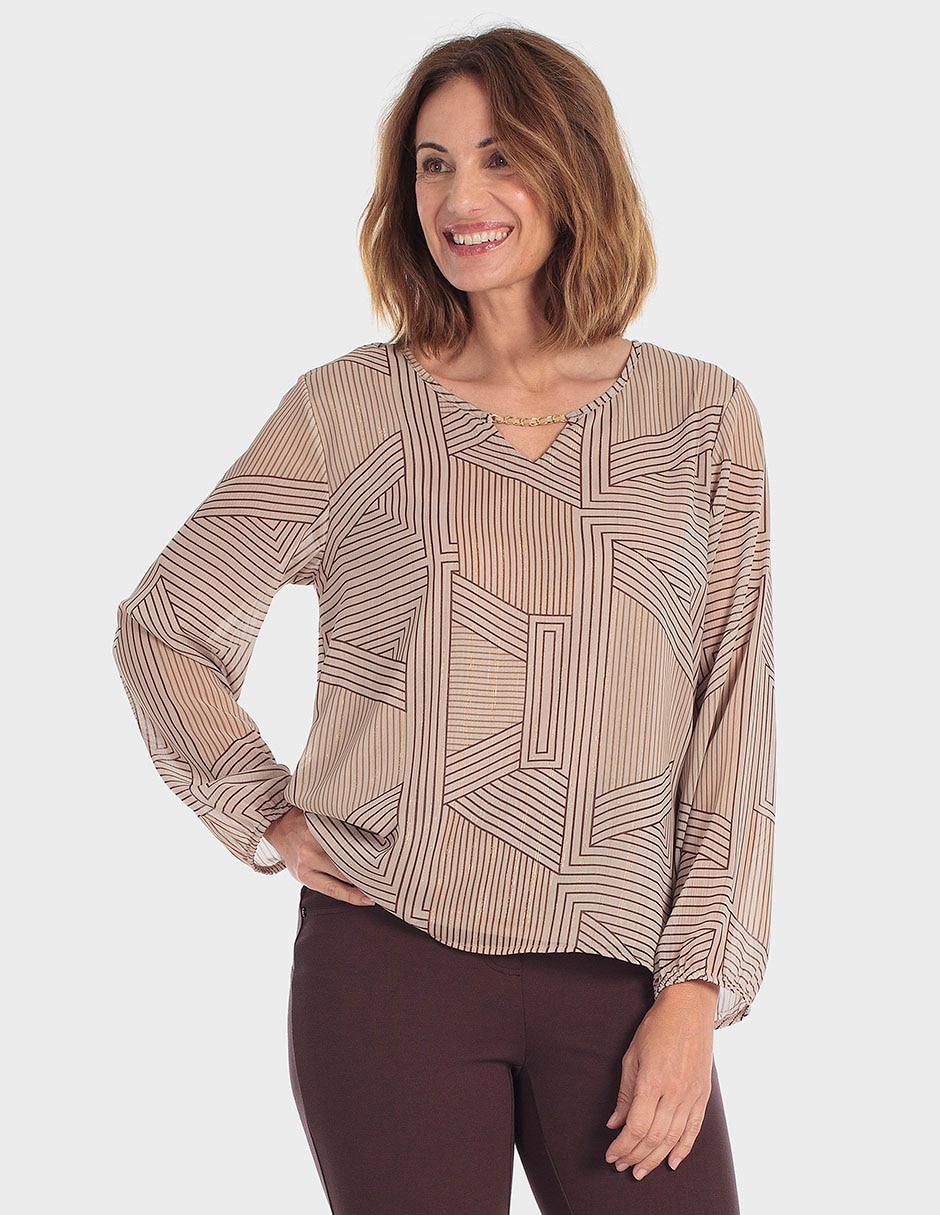 Blusa manga larga para mujer Blusa manga larga para mujer