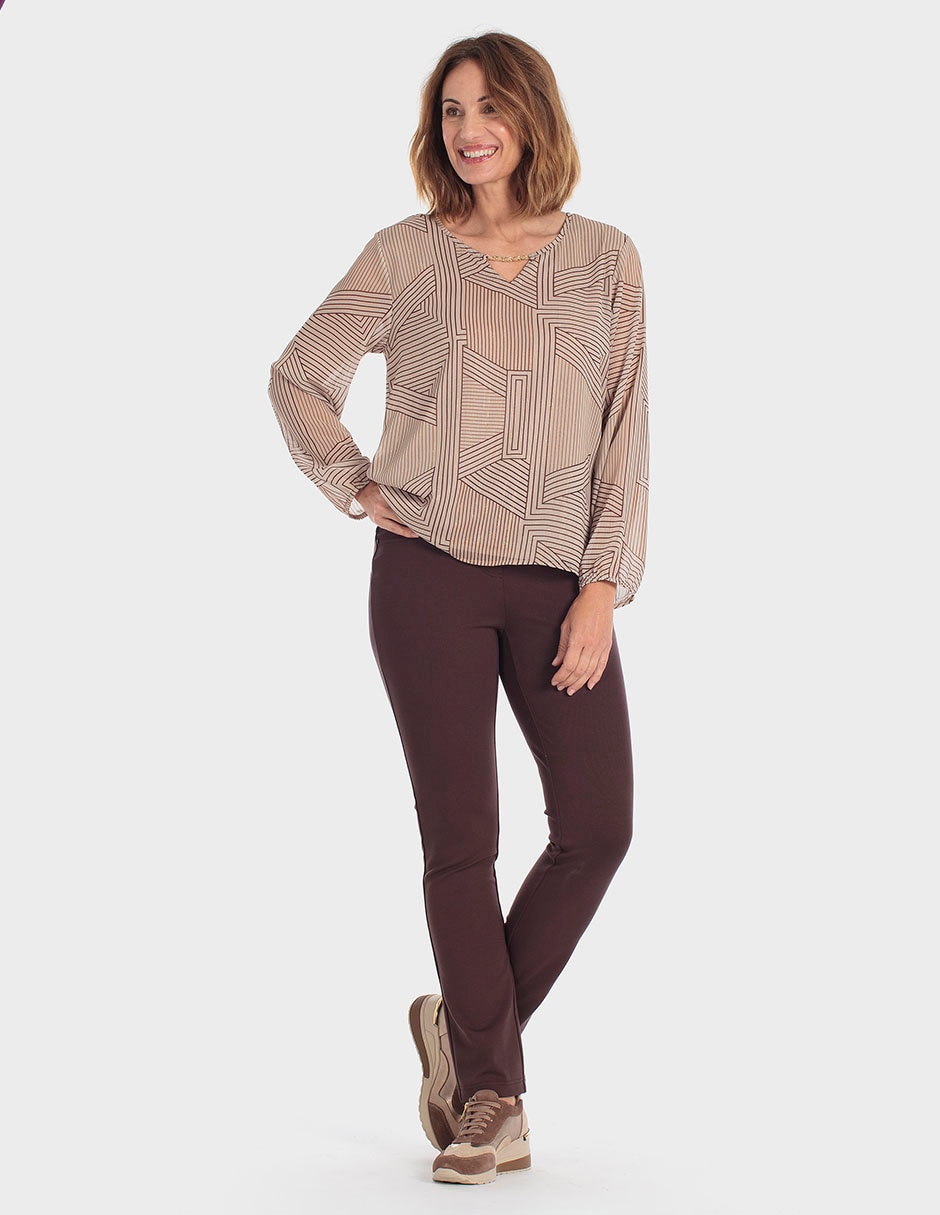 Blusa manga larga para mujer 3
