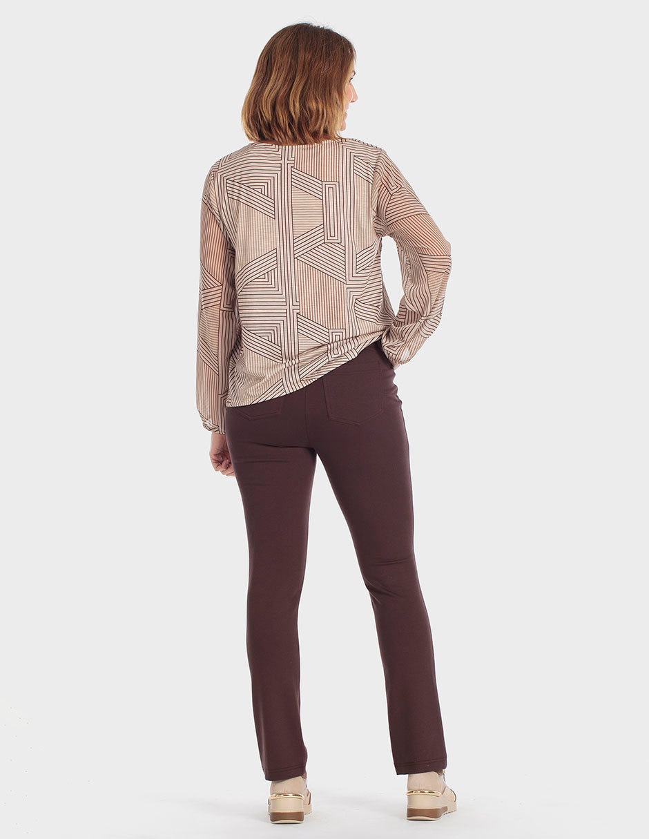 Blusa manga larga para mujer 2