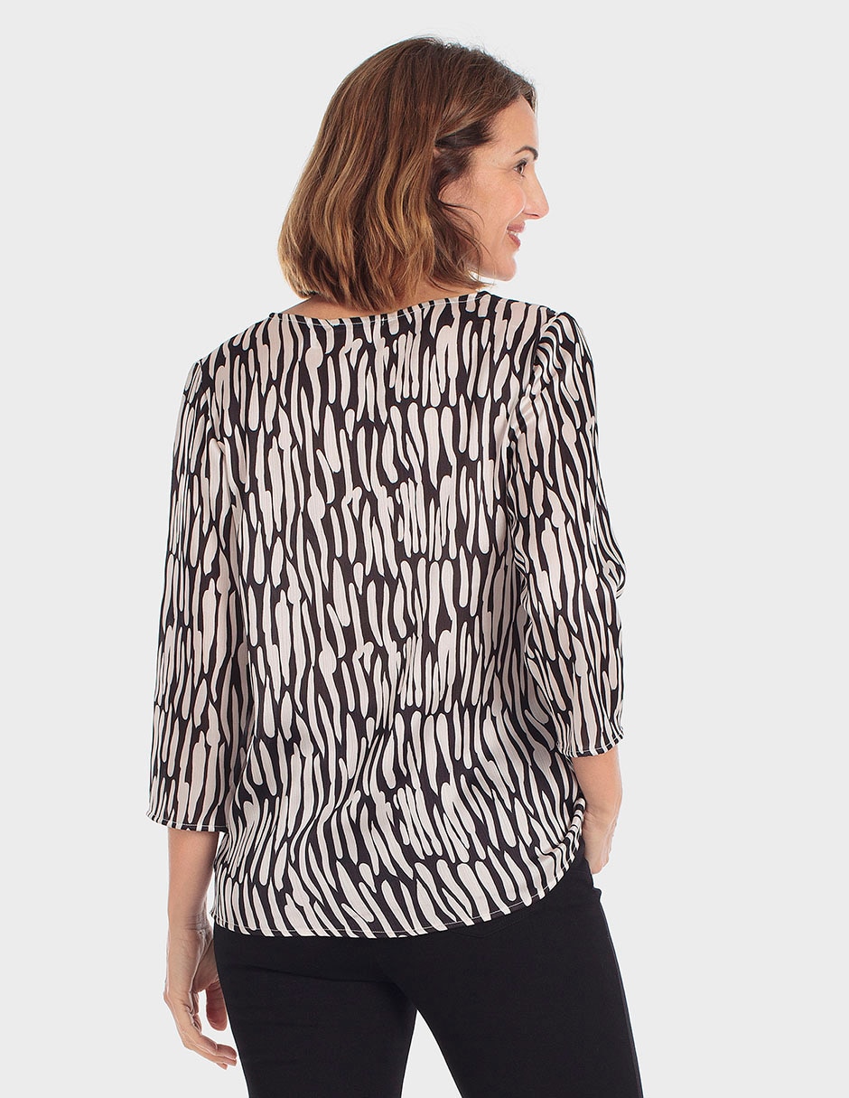 Blusa manga 3/4 para mujer 3
