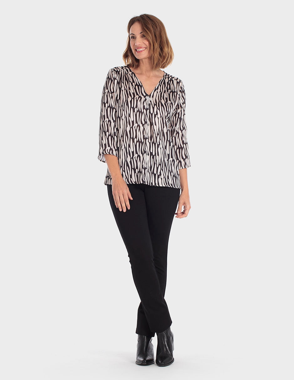 Blusa manga 3/4 para mujer 2