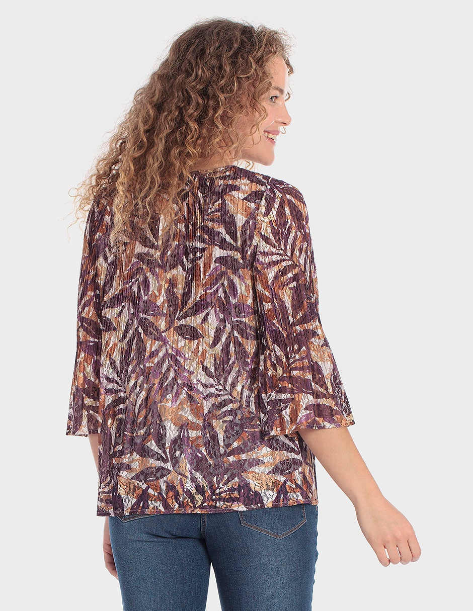 Blusa manga 3/4 para mujer 2