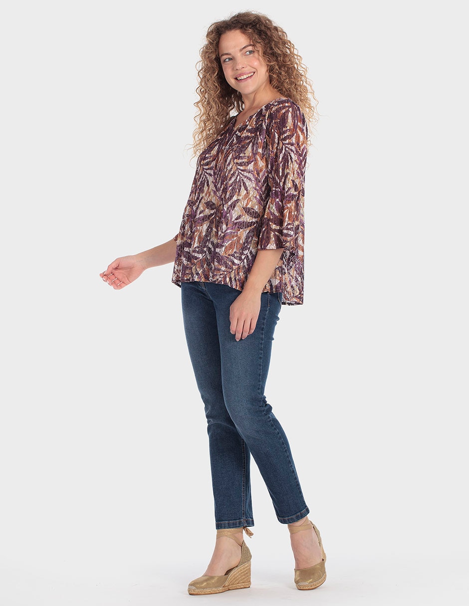 Blusa manga 3/4 para mujer 3