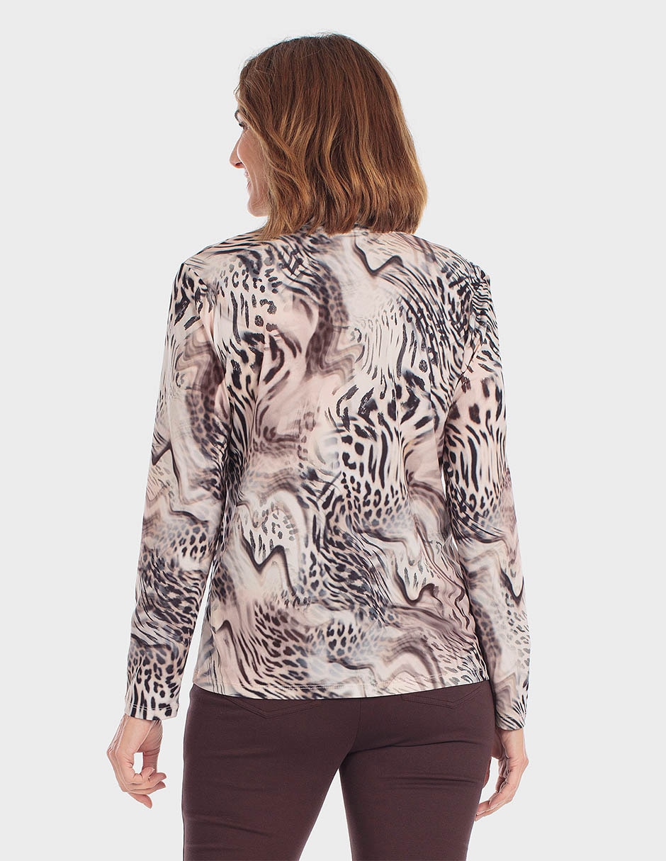 Blusa manga larga para mujer 4