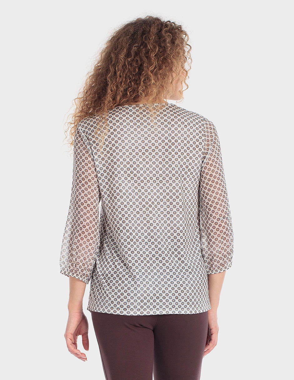 Blusa manga 3/4 para mujer 3