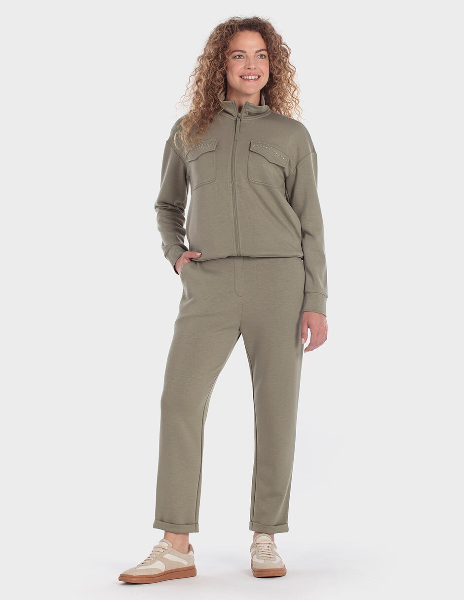 Sudadera con bolsillos para mujer 4