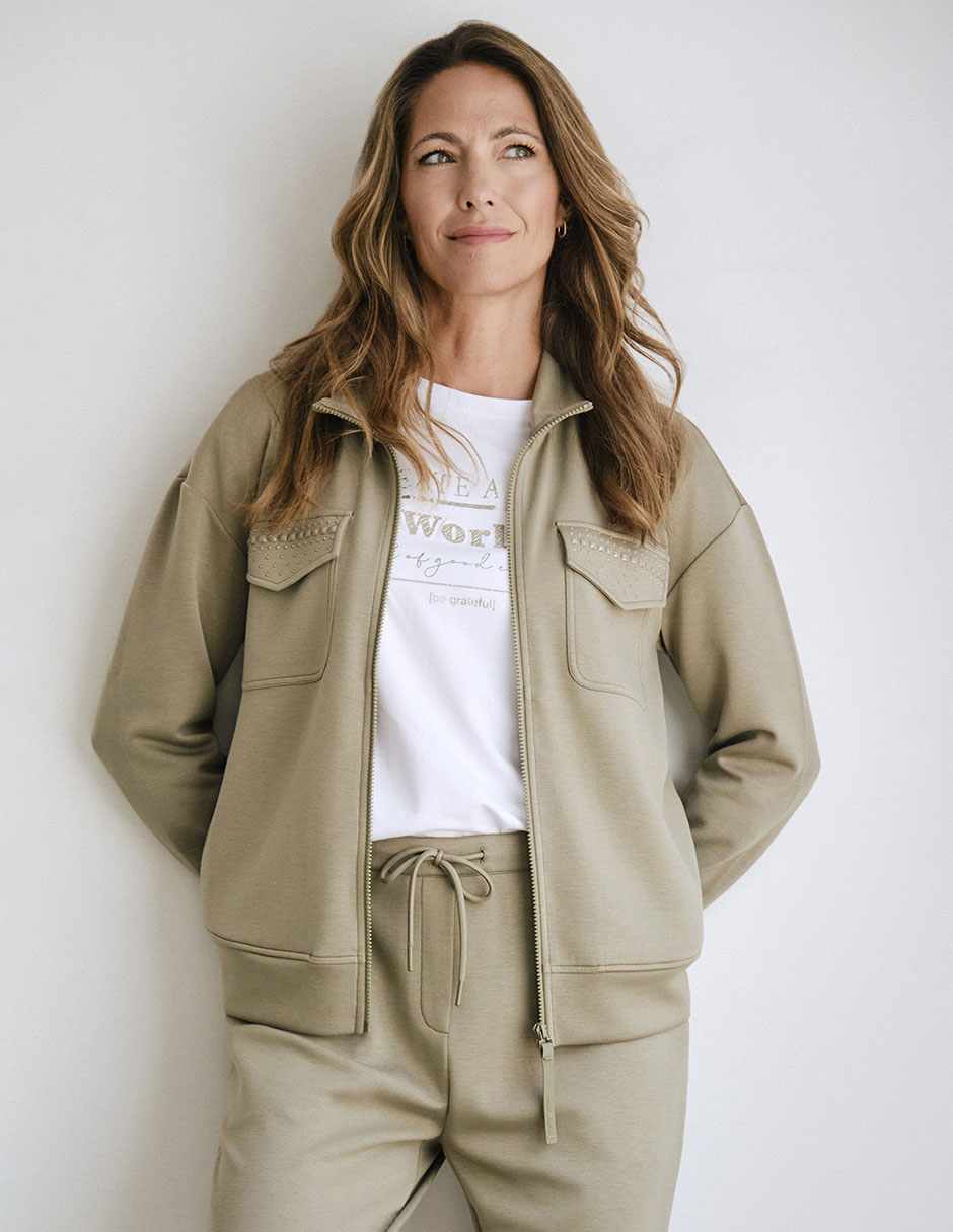Sudadera con bolsillos para mujer 2