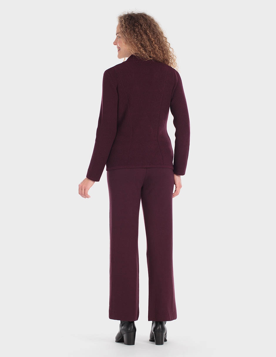 Suéter cuello solapa para mujer 6