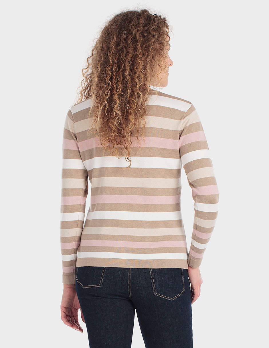 Suéter cuello redondo para mujer 2