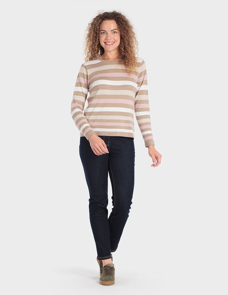 Suéter cuello redondo para mujer 3