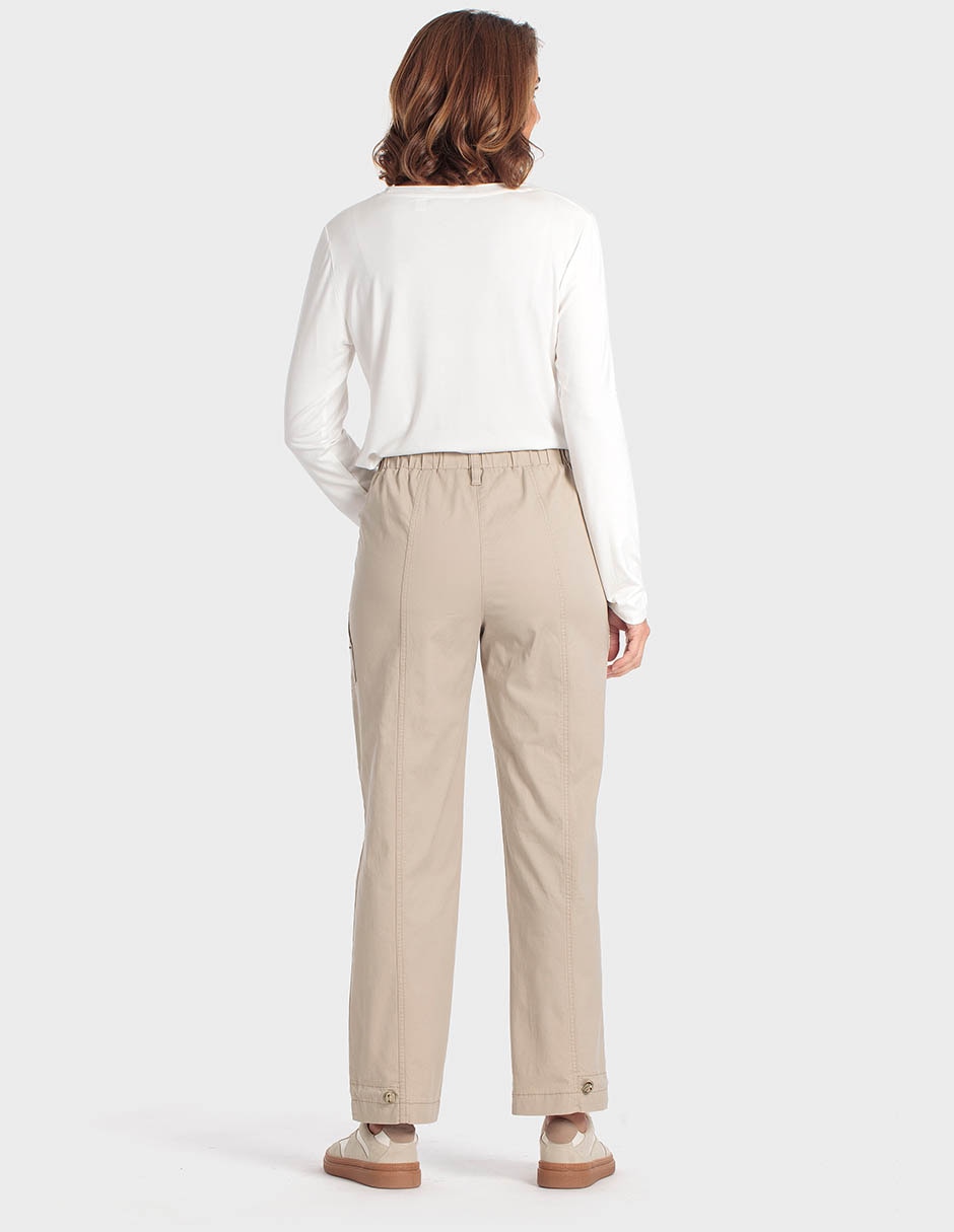 Jeans relaxed wide leg dockers corte cintura para mujer 3