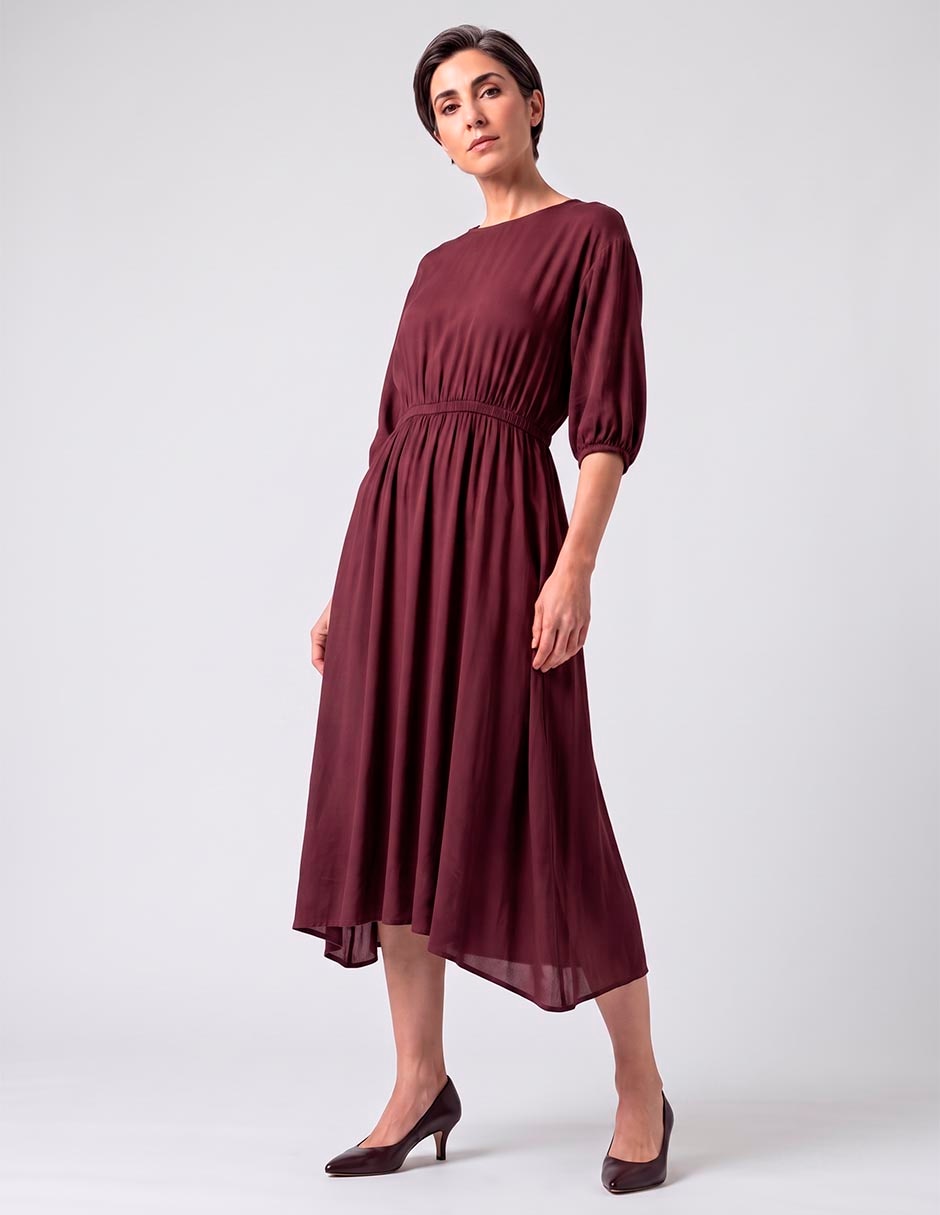 Vestido midi casual para mujer