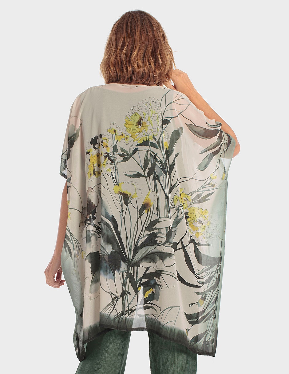 Chal estampado floral 3