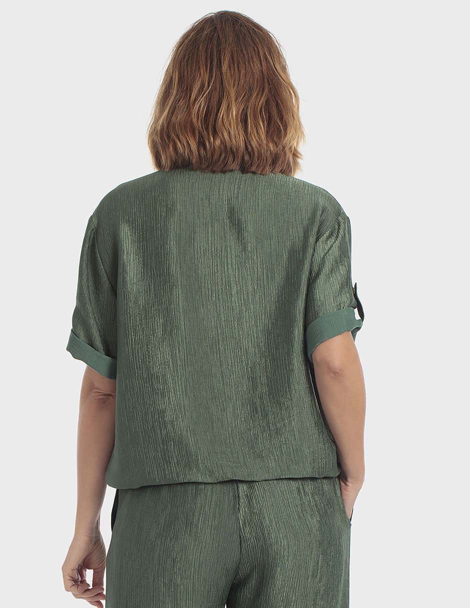 Blusa manga corta para mujer 3
