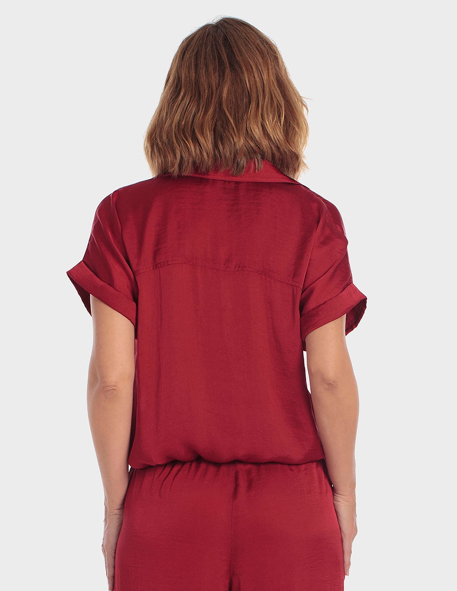 Blusa manga corta para mujer 5