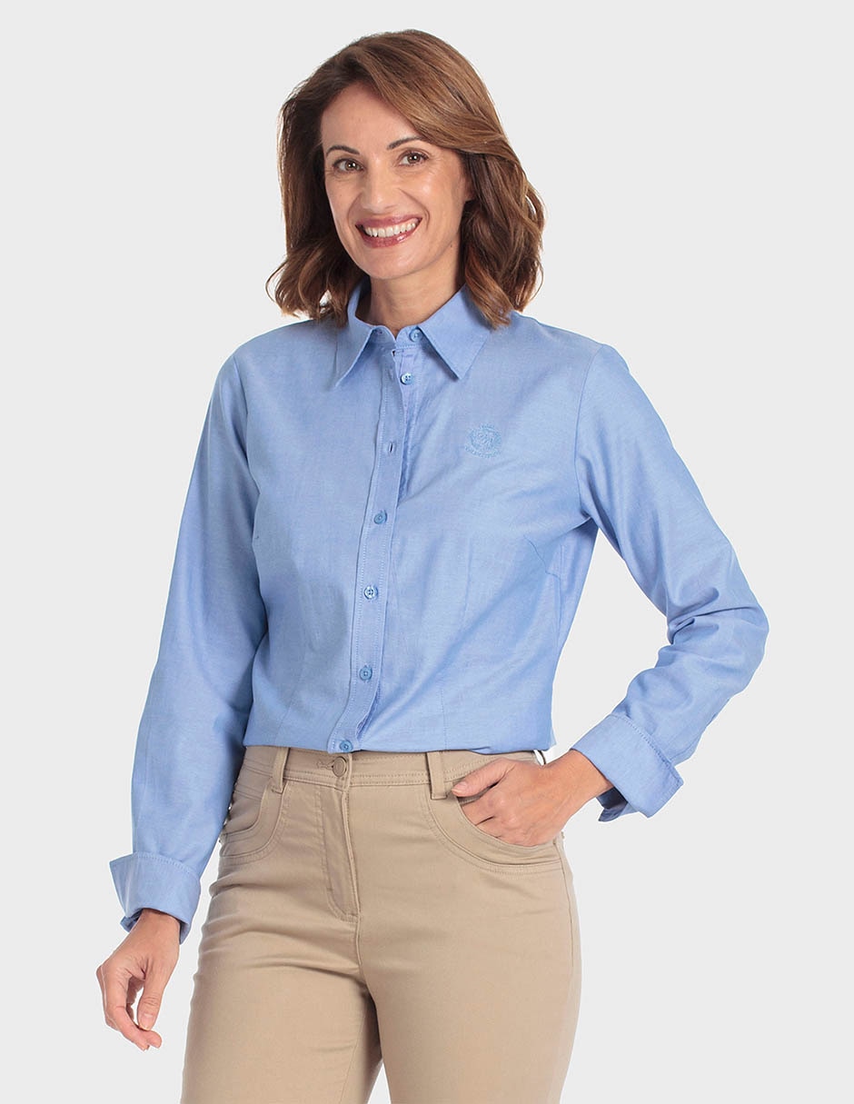 Blusa manga larga para mujer