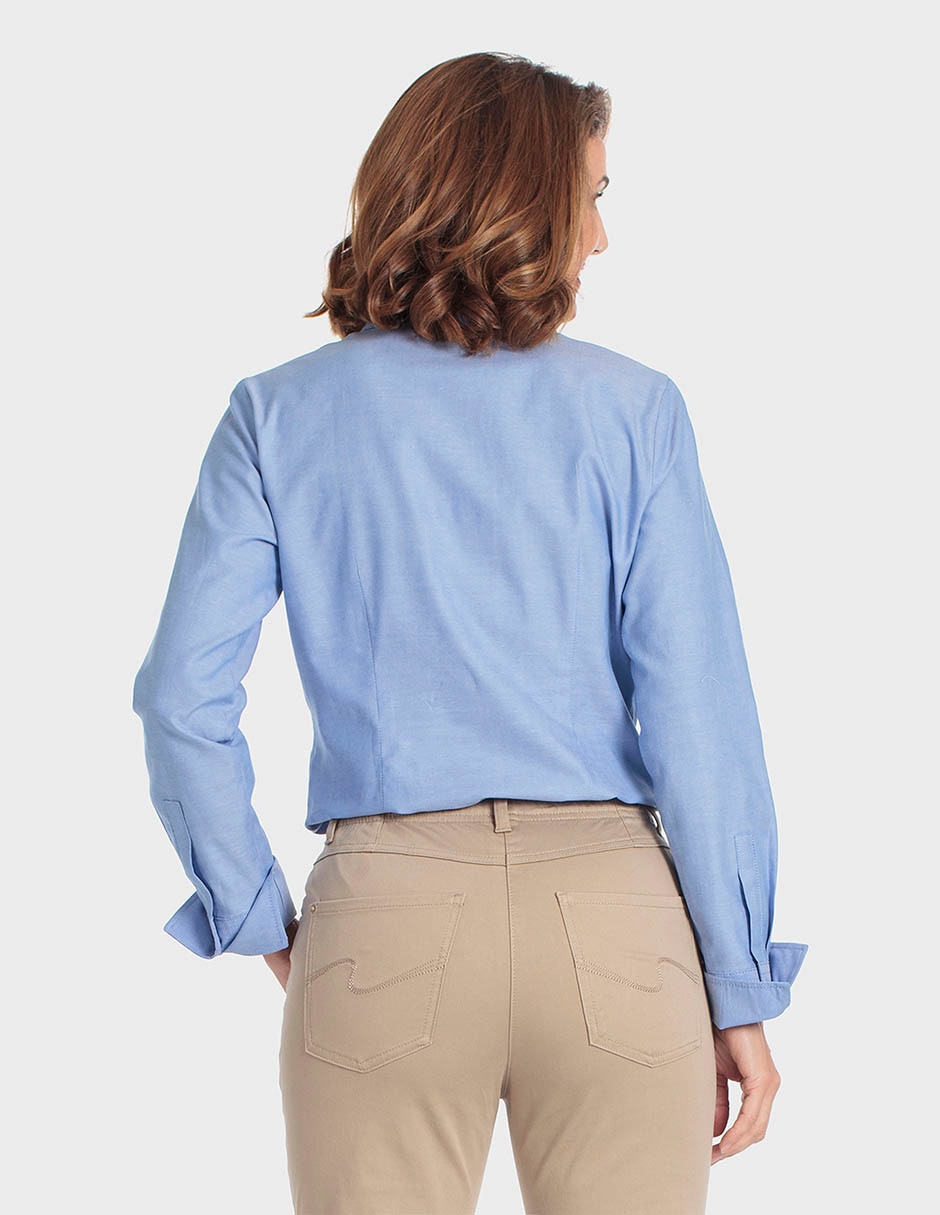 Blusa manga larga para mujer 4