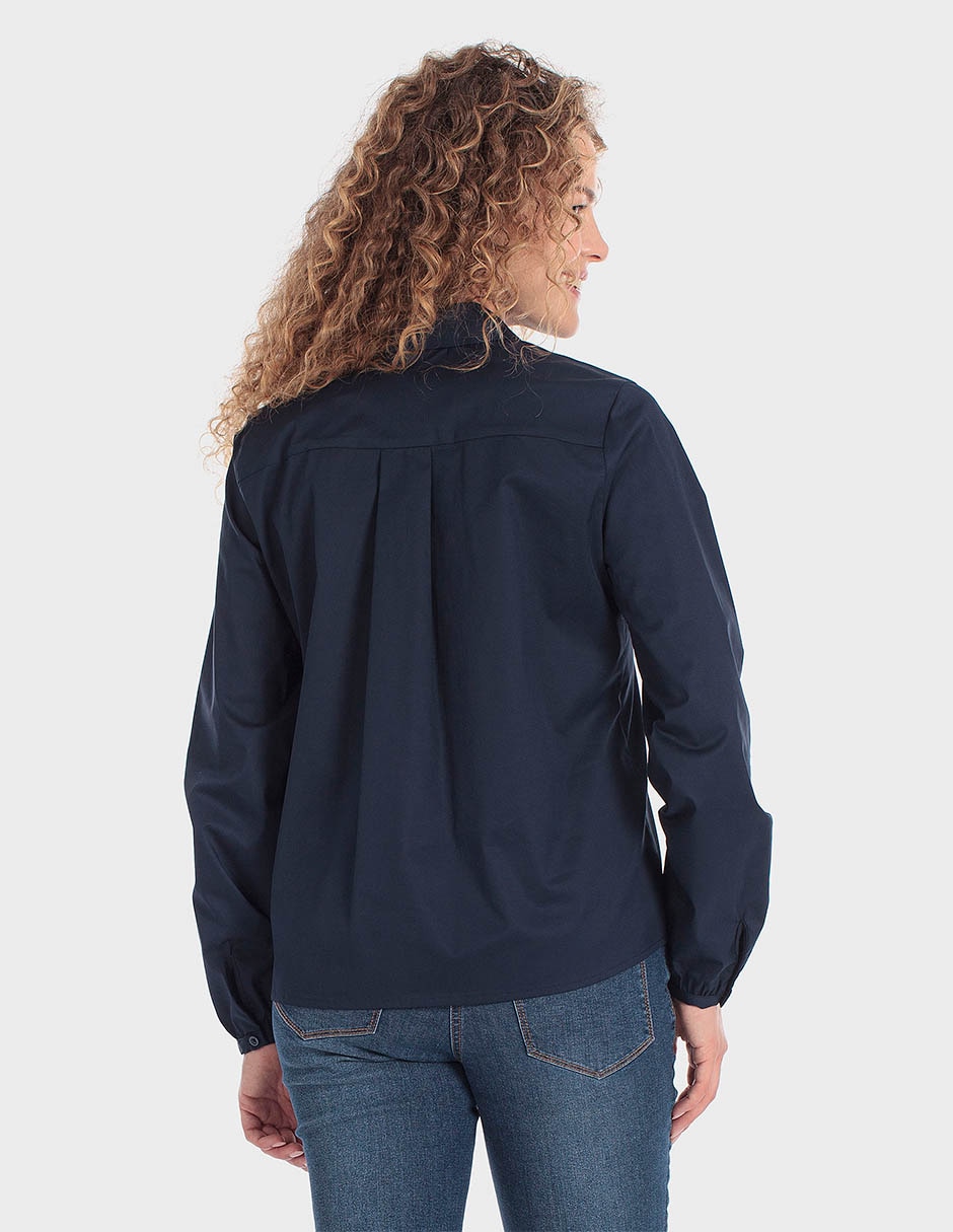 Blusa manga larga para mujer 4