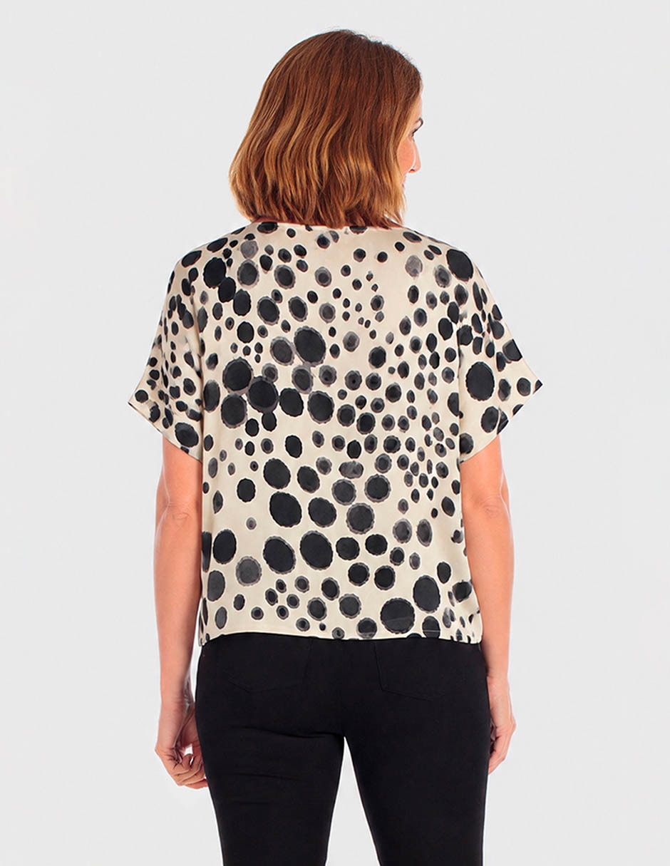 Blusa manga corta para mujer 4