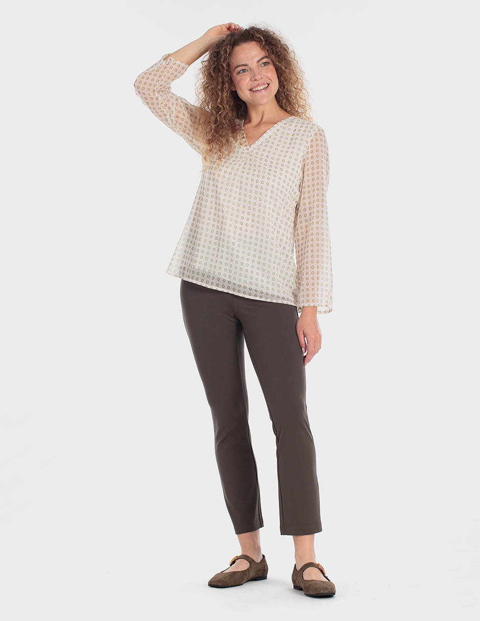 Blusa manga larga para mujer 3