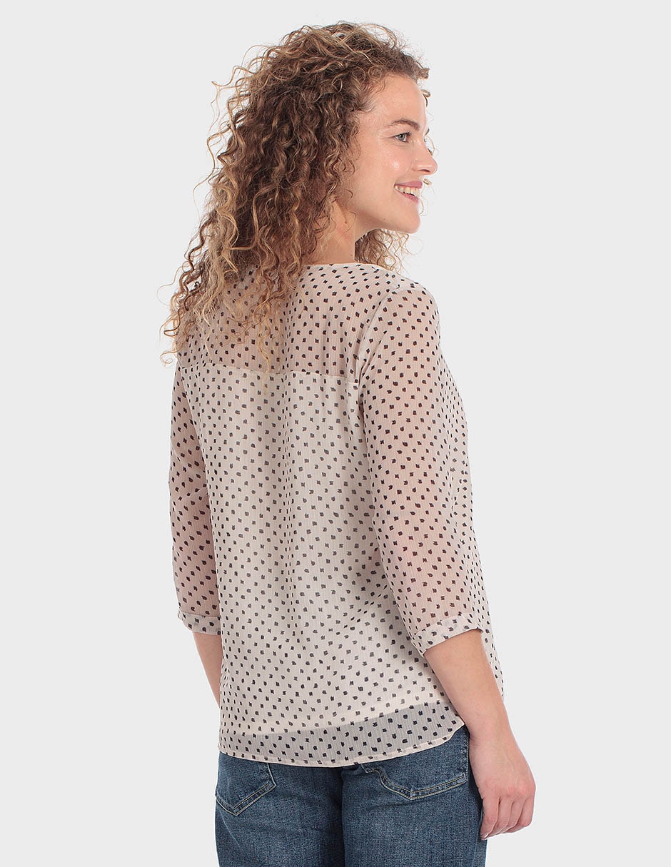 Blusa manga 3/4 para mujer 2