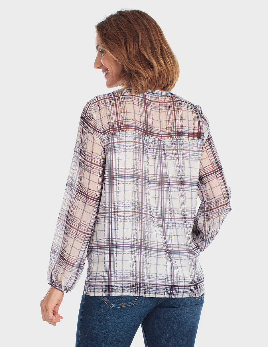 Blusa manga larga para mujer 4