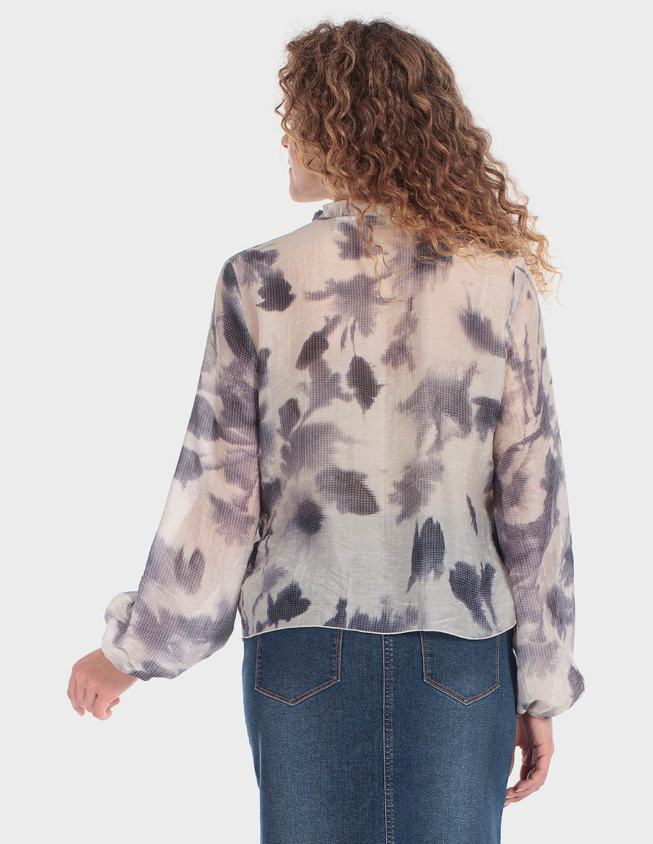 Blusa manga larga para mujer 3