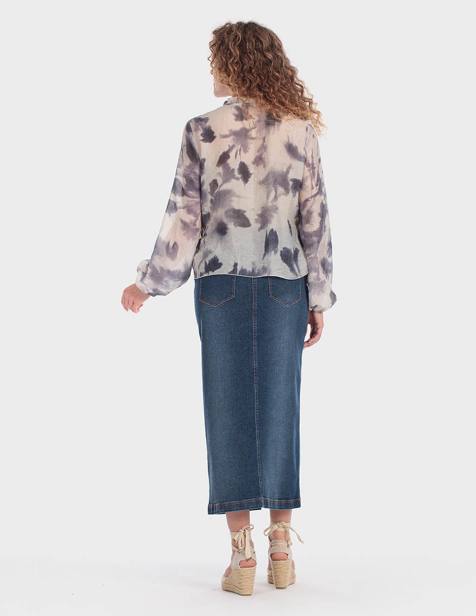 Blusa manga larga para mujer 2