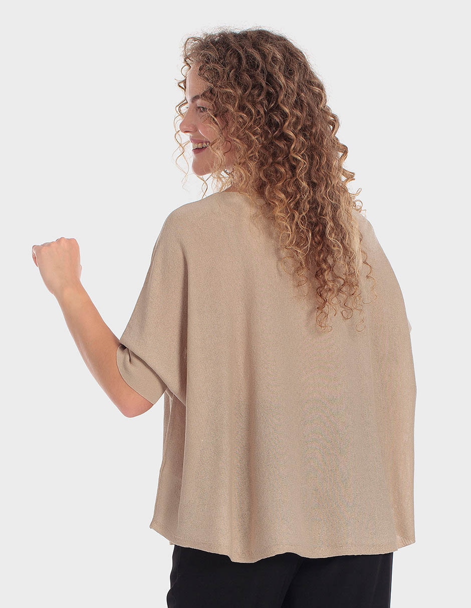 Suéter cuello redondo para mujer 5