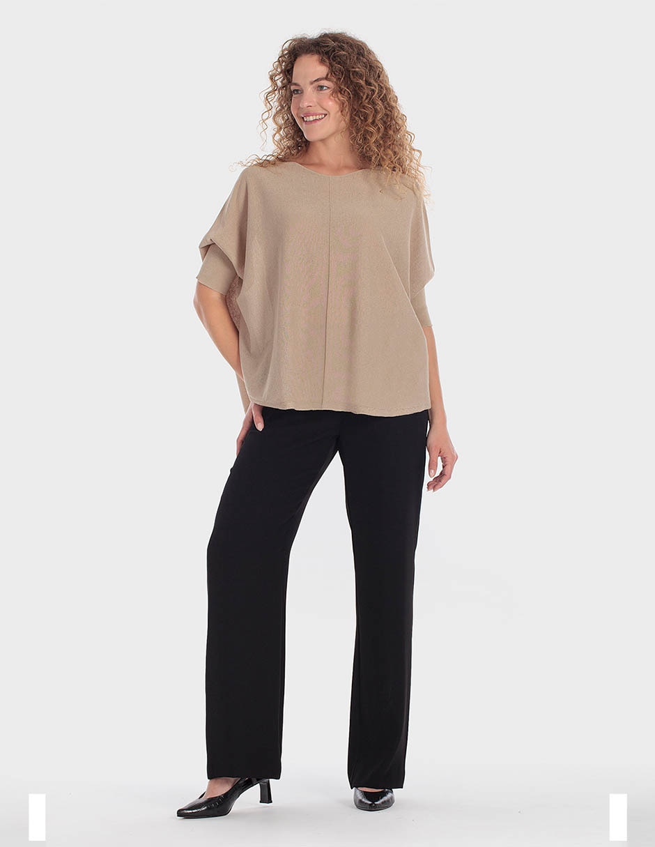 Suéter cuello redondo para mujer 4