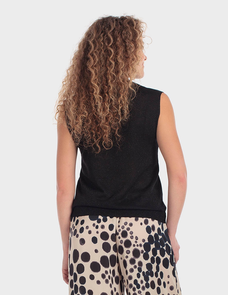 Suéter cuello redondo para mujer 5