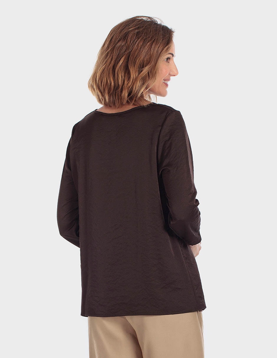 Blusa manga 3/4 para mujer 4