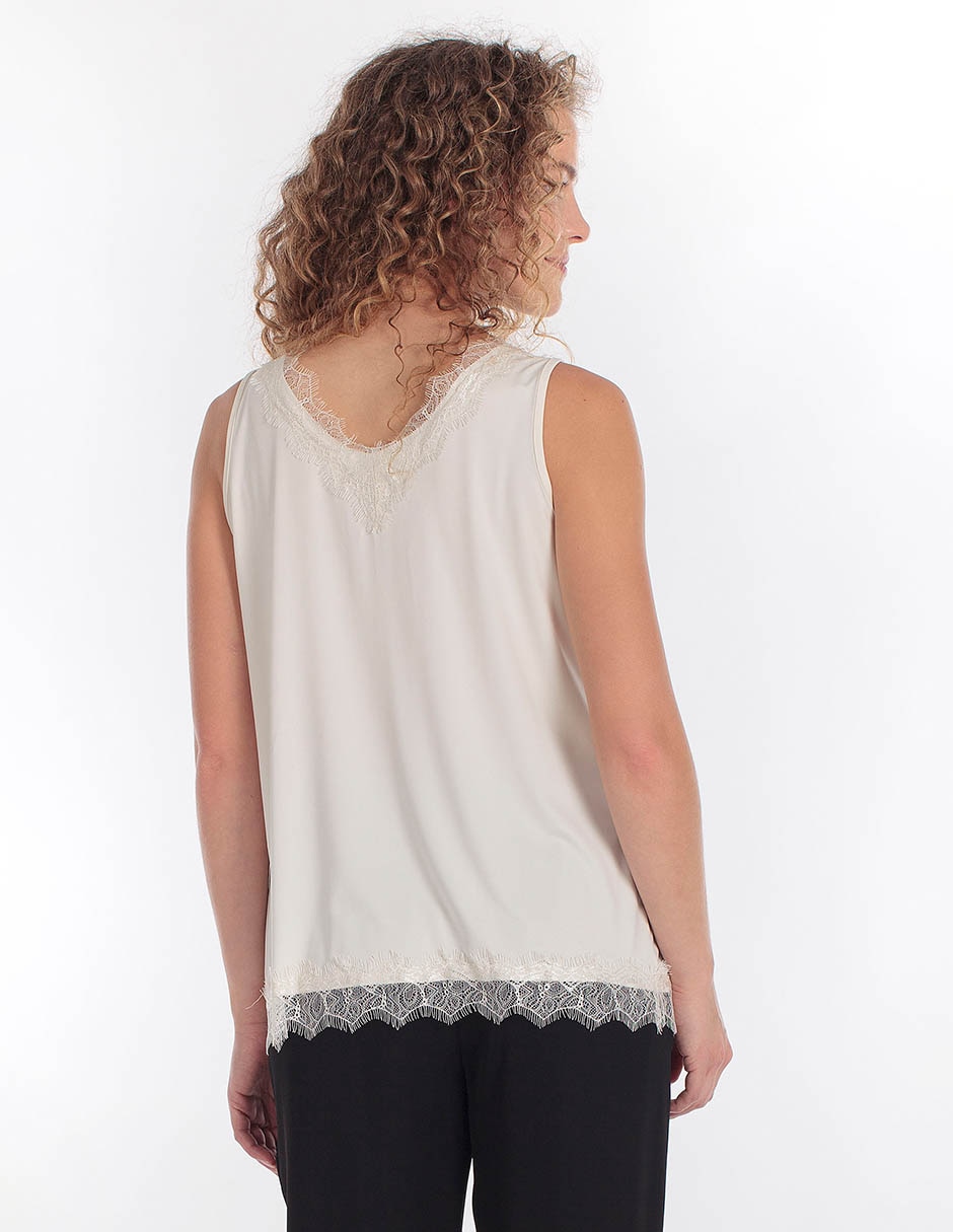 Blusa sin manga para mujer 2