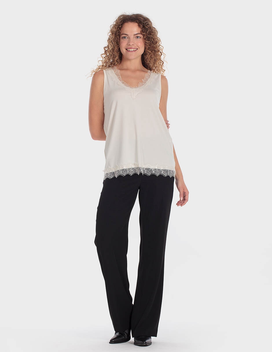 Blusa sin manga para mujer 3