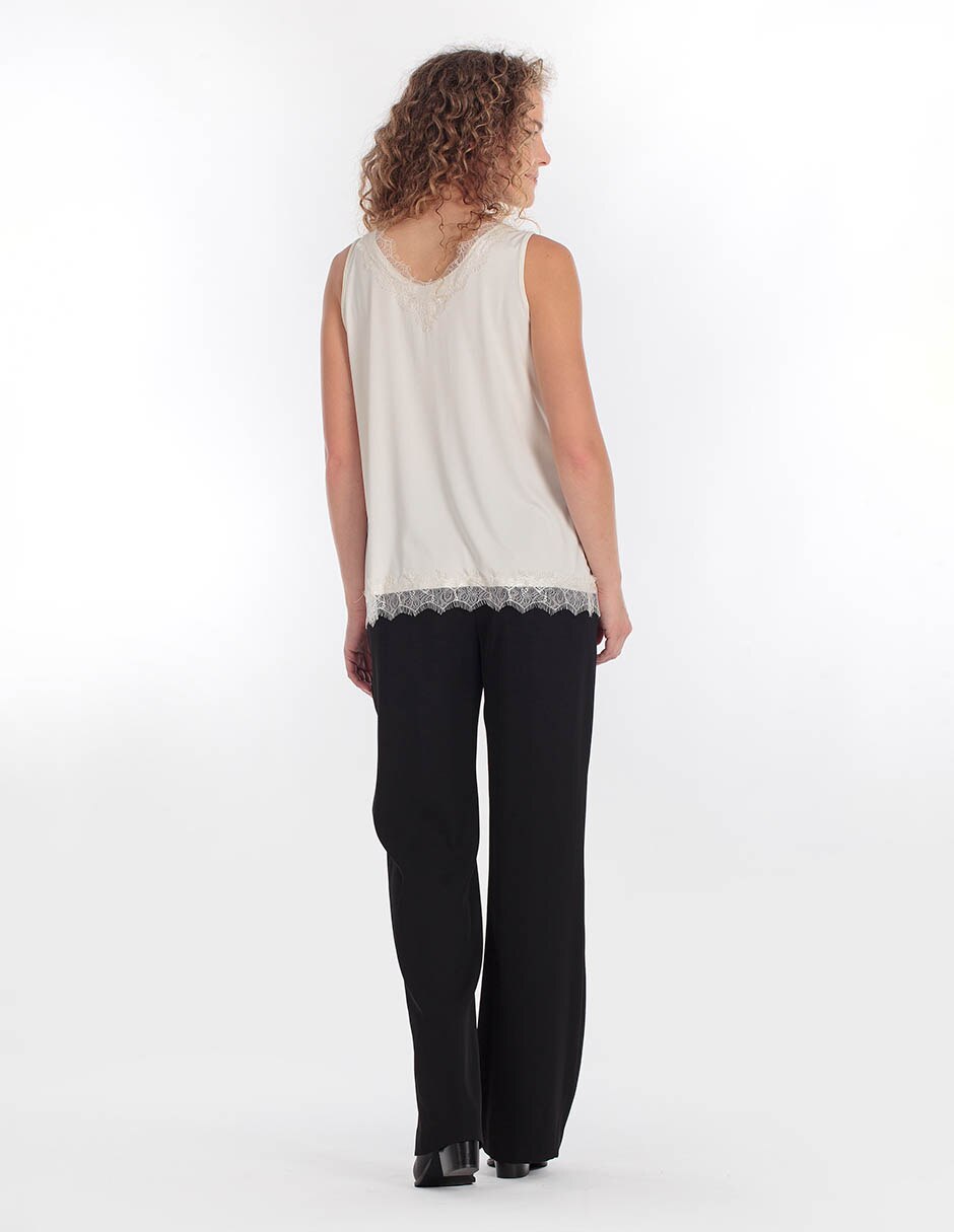 Blusa sin manga para mujer 4