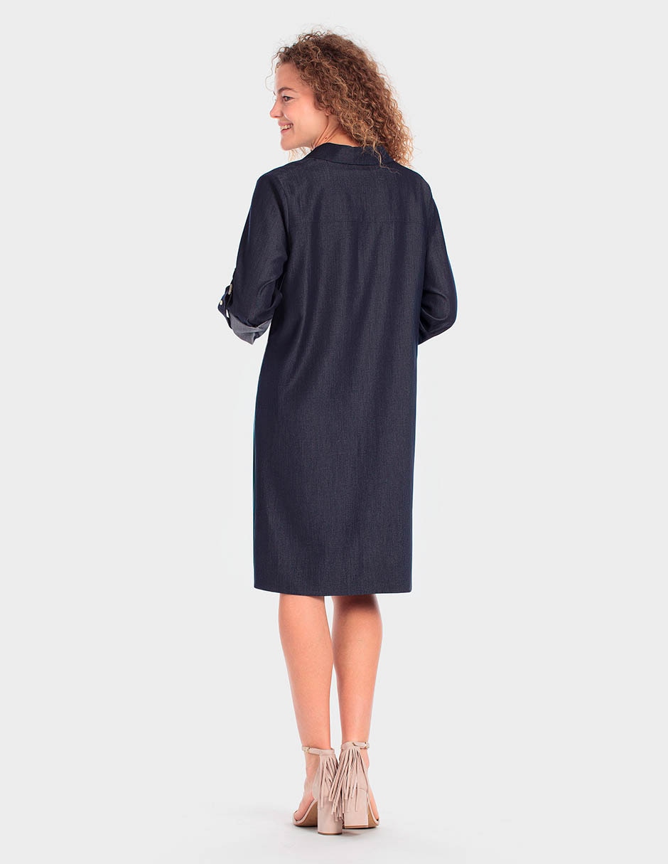 Vestido arriba de la rodilla casual para mujer 2