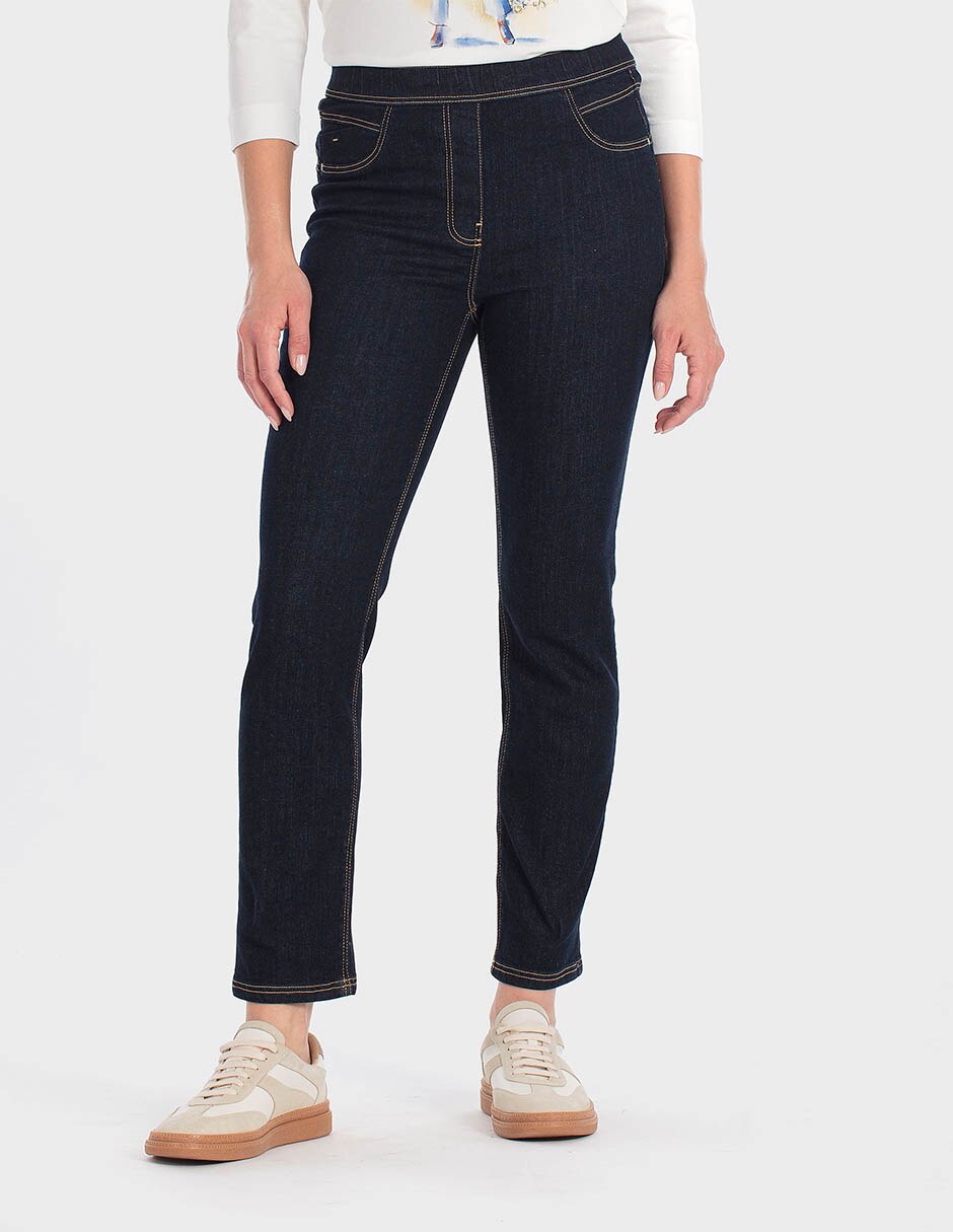 Pantalón carpintero skinny para mujer 1