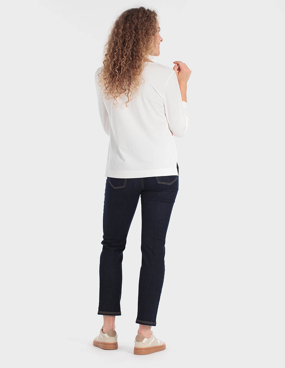 Pantalón carpintero skinny para mujer 2